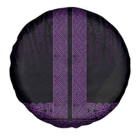 New Zealand Maori Kowhaiwhai Spare Tire Cover Waiporoporo Maui and Mangopare