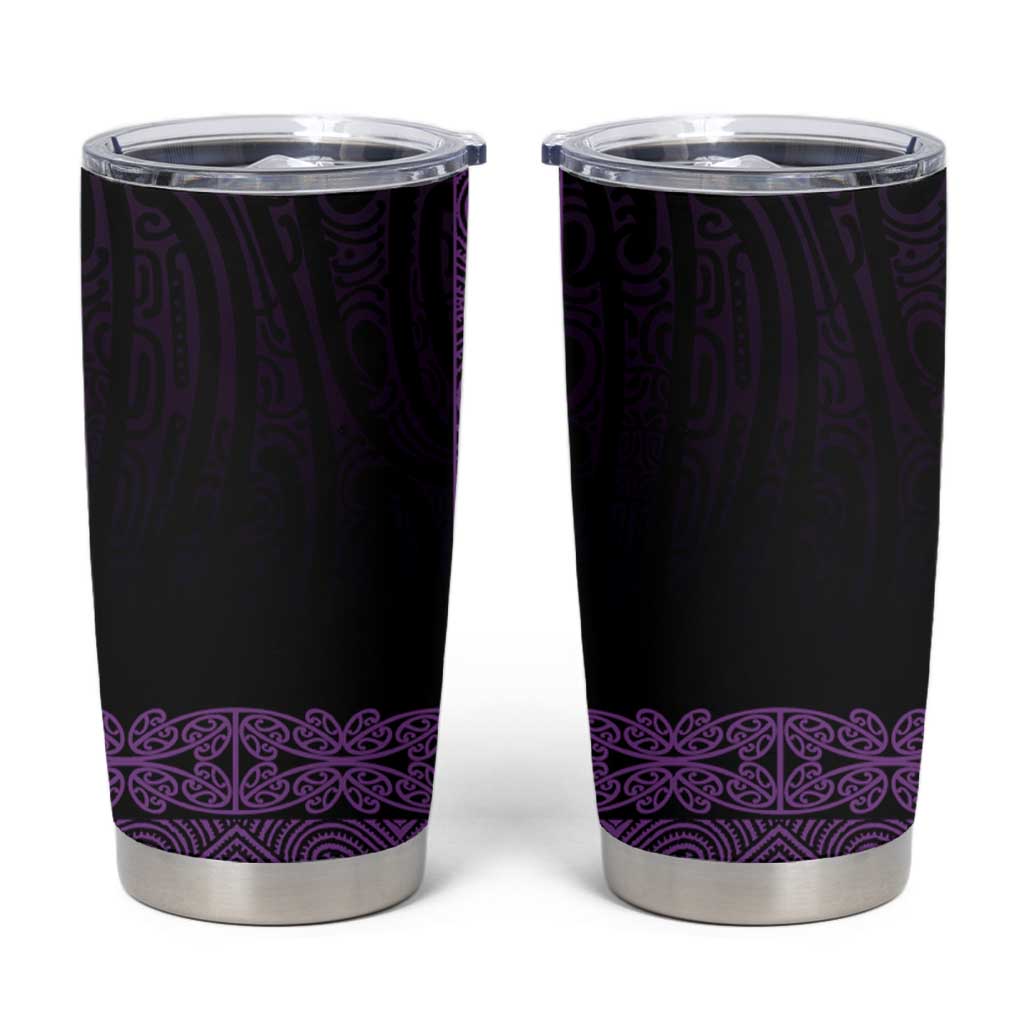 New Zealand Maori Kowhaiwhai Tumbler Cup Waiporoporo Maui and Mangopare