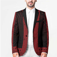 New Zealand Maori Kowhaiwhai Blazer Whero Maui and Mangopare - Polynesian Pride