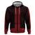 New Zealand Maori Kowhaiwhai Hoodie Whero Maui and Mangopare