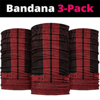 New Zealand Maori Kowhaiwhai Neck Gaiter Whero Maui and Mangopare - Polynesian Pride