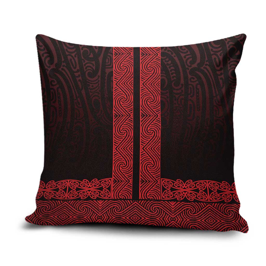 New Zealand Maori Kowhaiwhai Pillow Cover Whero Maui and Mangopare - Polynesian Pride