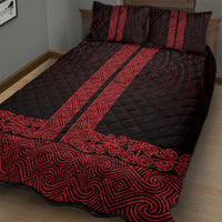 New Zealand Maori Kowhaiwhai Quilt Bed Set Whero Maui and Mangopare