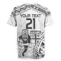 Custom Fiji Black Fern Rugby Jersey Maori Warroir with Fijian Masi Pattern
