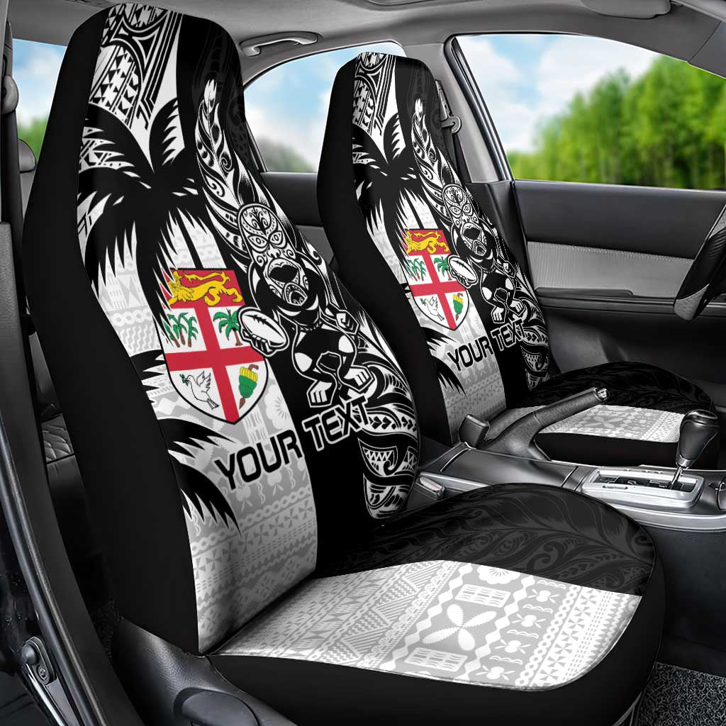 Custom Fiji New Zealand Car Seat Cover Maori mix Tapa Pattern Version LT9 - Polynesian Pride