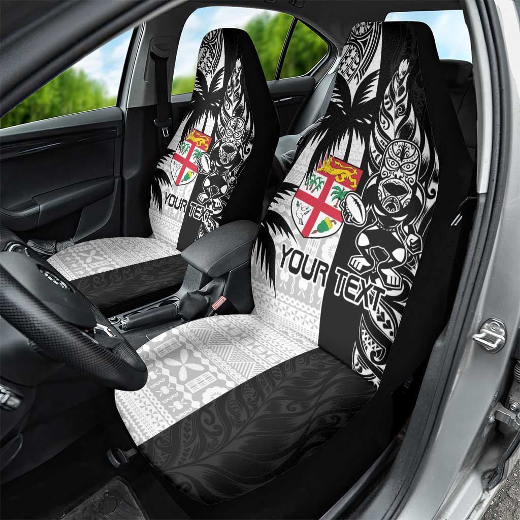 Custom Fiji New Zealand Car Seat Cover Maori mix Tapa Pattern Version LT9 - Polynesian Pride
