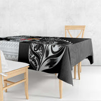 Custom Fiji New Zealand Tablecloth Maori mix Tapa Pattern Version
