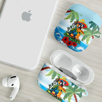 Funny Parrot Margarita Five O'clock Somewhere AirPods Case LT9 - Polynesian Pride