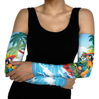 Funny Parrot Margarita Five O'clock Somewhere Arm Sleeves LT9 - Polynesian Pride