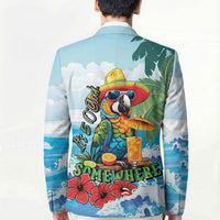 Funny Parrot Margarita Five O'clock Somewhere Blazer LT9 - Polynesian Pride
