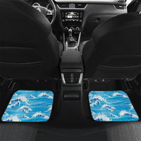 Funny Parrot Margarita Five O'clock Somewhere Car Mats LT9 Set 2pcs - Back Blue - Polynesian Pride