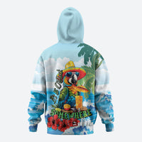 Funny Parrot Margarita Five O'clock Somewhere Hoodie LT9 - Polynesian Pride