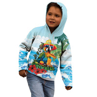 Funny Parrot Margarita Five O'clock Somewhere Kid Hoodie LT9 - Polynesian Pride