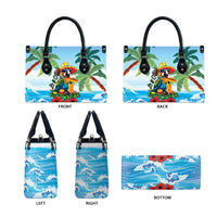 Funny Parrot Margarita Five O'clock Somewhere Leather Bag LT9 - Polynesian Pride