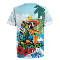 Funny Parrot Margarita Five O'clock Somewhere Rugby Jersey LT9 - Polynesian Pride