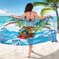Funny Parrot Margarita Five O'clock Somewhere Sarong LT9 - Polynesian Pride