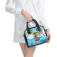 Funny Parrot Margarita Five O'clock Somewhere Shoulder Handbag LT9 - Polynesian Pride
