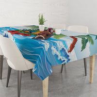 Funny Parrot Margarita Five O'clock Somewhere Tablecloth LT9 - Polynesian Pride