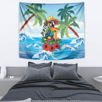 Funny Parrot Margarita Five O'clock Somewhere Tapestry LT9 - Polynesian Pride