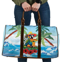 Funny Parrot Margarita Five O'clock Somewhere Travel Bag LT9 Blue - Polynesian Pride