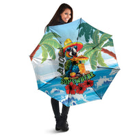 Funny Parrot Margarita Five O'clock Somewhere Umbrella LT9 - Polynesian Pride
