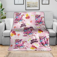 Hawaii Flamingo Hello Summer Blanket Hawaiian Quilt Pattern LT9 - Polynesian Pride