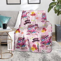 Hawaii Flamingo Hello Summer Blanket Hawaiian Quilt Pattern LT9 - Polynesian Pride