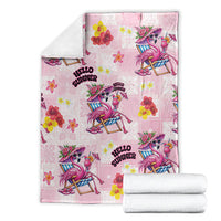 Hawaii Flamingo Hello Summer Blanket Hawaiian Quilt Pattern LT9 - Polynesian Pride