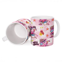 Hawaii Flamingo Hello Summer Ceramic Mug Hawaiian Quilt Pattern LT9 - Polynesian Pride