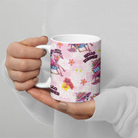 Hawaii Flamingo Hello Summer Ceramic Mug Hawaiian Quilt Pattern LT9 - Polynesian Pride