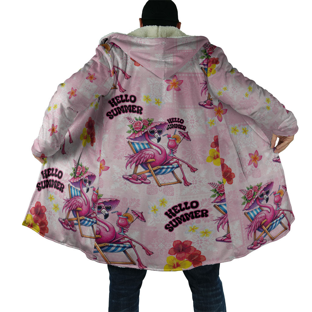 Hawaii Flamingo Hello Summer Cloak Hawaiian Quilt Pattern LT9 - Polynesian Pride