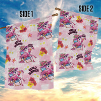 Hawaii Flamingo Hello Summer Garden Flag Hawaiian Quilt Pattern LT9 - Polynesian Pride