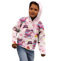 Hawaii Flamingo Hello Summer Kid Hoodie Hawaiian Quilt Pattern LT9 - Polynesian Pride