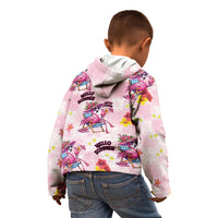Hawaii Flamingo Hello Summer Kid Hoodie Hawaiian Quilt Pattern LT9 - Polynesian Pride