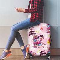 Hawaii Flamingo Hello Summer Luggage Cover Hawaiian Quilt Pattern LT9 - Polynesian Pride