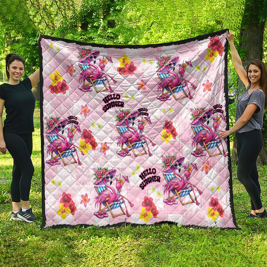Hawaii Flamingo Hello Summer Quilt Hawaiian Quilt Pattern LT9 - Polynesian Pride