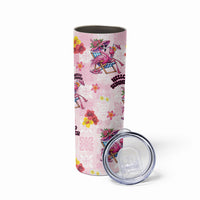 Hawaii Flamingo Hello Summer Skinny Tumbler Hawaiian Quilt Pattern LT9 - Polynesian Pride