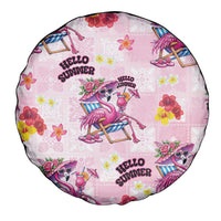 Hawaii Flamingo Hello Summer Spare Tire Cover Hawaiian Quilt Pattern LT9 - Polynesian Pride