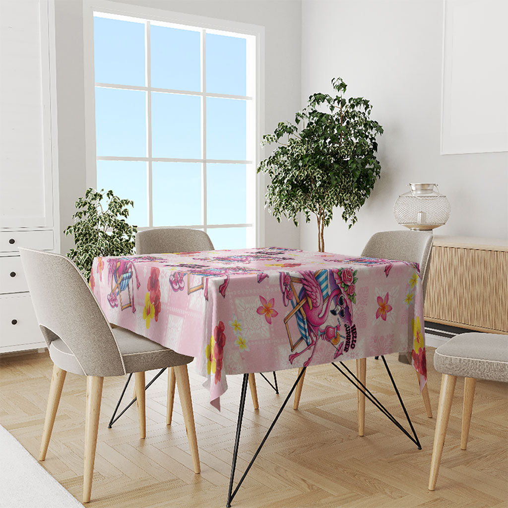 Hawaii Flamingo Hello Summer Tablecloth Hawaiian Quilt Pattern LT9 - Polynesian Pride