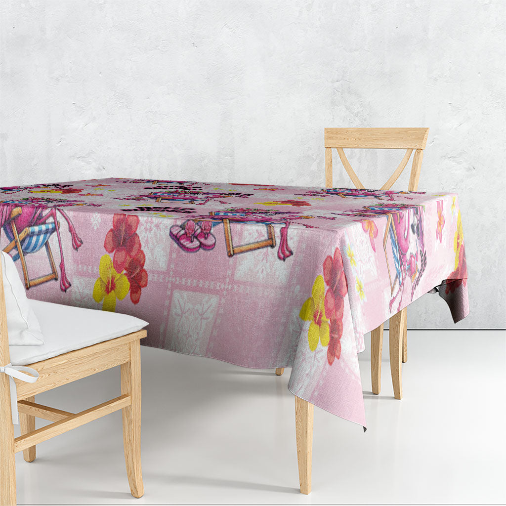 Hawaii Flamingo Hello Summer Tablecloth Hawaiian Quilt Pattern LT9 - Polynesian Pride