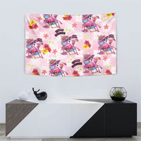Hawaii Flamingo Hello Summer Tapestry Hawaiian Quilt Pattern LT9 - Polynesian Pride