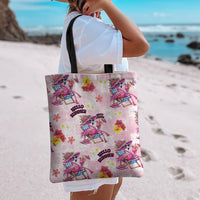 Hawaii Flamingo Hello Summer Tote Bag Hawaiian Quilt Pattern LT9 - Polynesian Pride