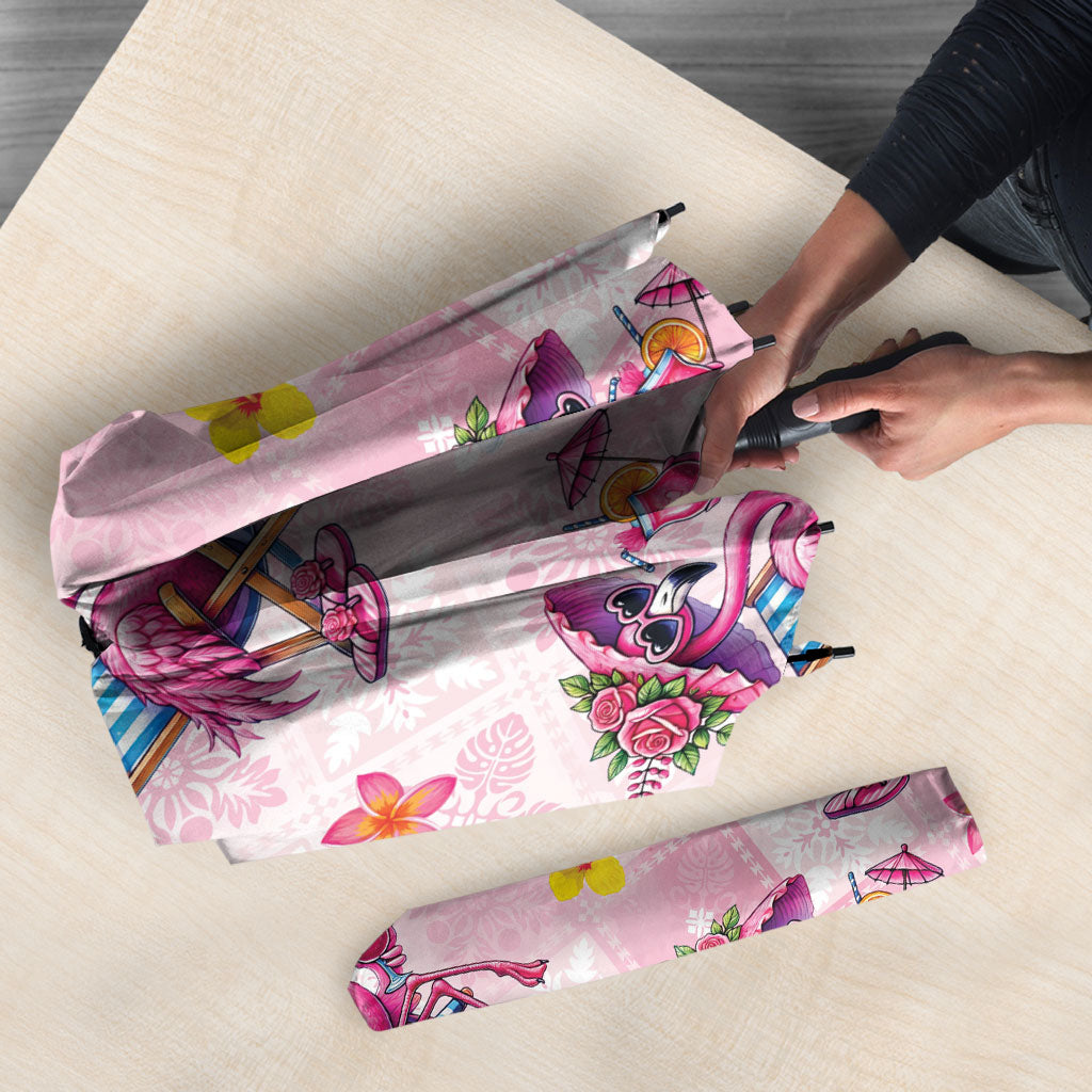 Hawaii Flamingo Hello Summer Umbrella Hawaiian Quilt Pattern LT9 - Polynesian Pride