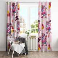 Hawaii Flamingo Hello Summer Window Curtain Hawaiian Quilt Pattern LT9 - Polynesian Pride
