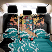 Vintage Santa Claus Surfing Summer Back Car Seat Cover Mele Kalikimaka i Iulai! LT9 - Polynesian Pride