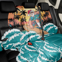 Vintage Santa Claus Surfing Summer Back Car Seat Cover Mele Kalikimaka i Iulai! LT9 - Polynesian Pride