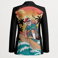 Vintage Santa Claus Surfing Summer Blazer Mele Kalikimaka i Iulai! LT9 - Polynesian Pride