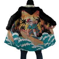 Vintage Santa Claus Surfing Summer Cloak Mele Kalikimaka i Iulai! LT9 - Polynesian Pride