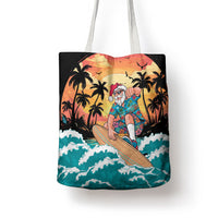 Vintage Santa Claus Surfing Summer Tote Bag Mele Kalikimaka i Iulai! LT9 - Polynesian Pride