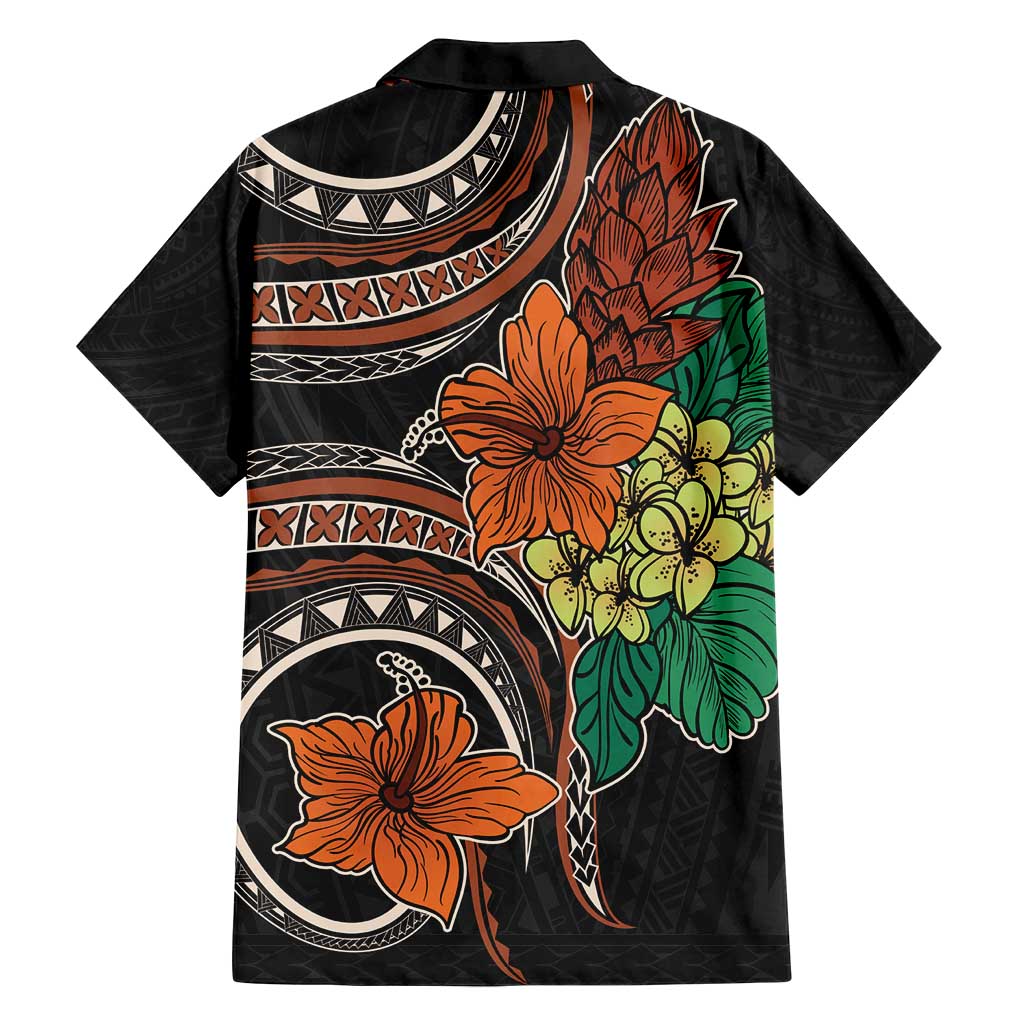 Vintage Hibiscus Pacific Floral Family Matching Tank Maxi Dress and Hawaiian Shirt LT9 - Polynesian Pride